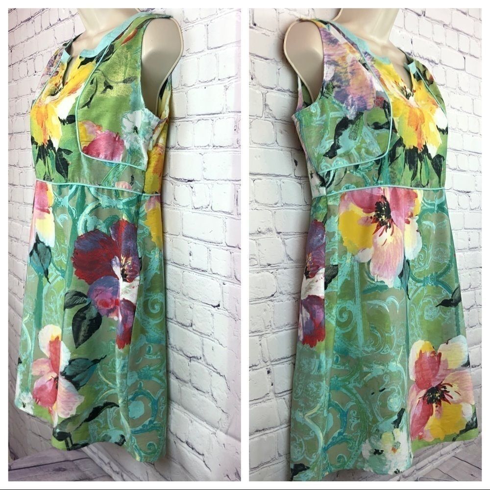 Alberto Makali Floral Dress Size Medium
